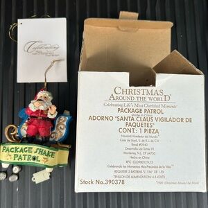 Santa Ornament - 1999 Christmas around the world Cherished Moments